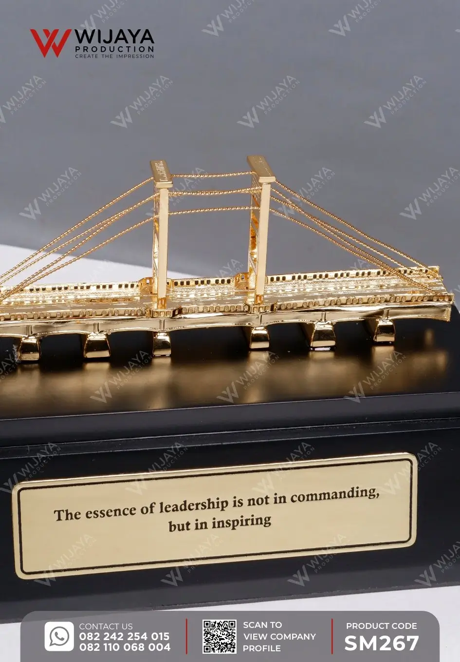 Detail Miniatur Custom Infrastruktur Jembatan