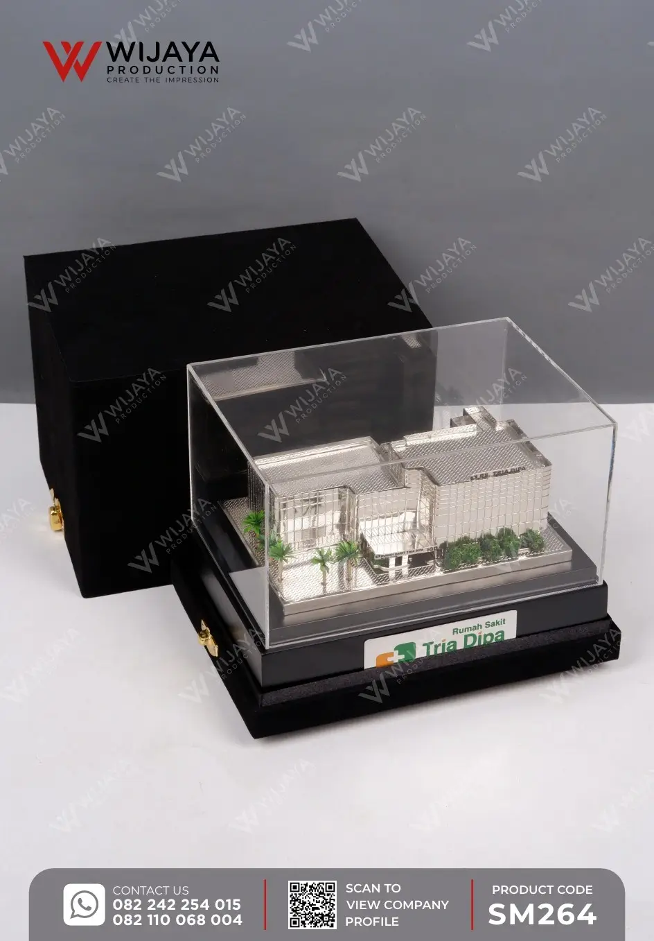 Box Miniatur Bangunan Rumah Sakit Tria Dipa