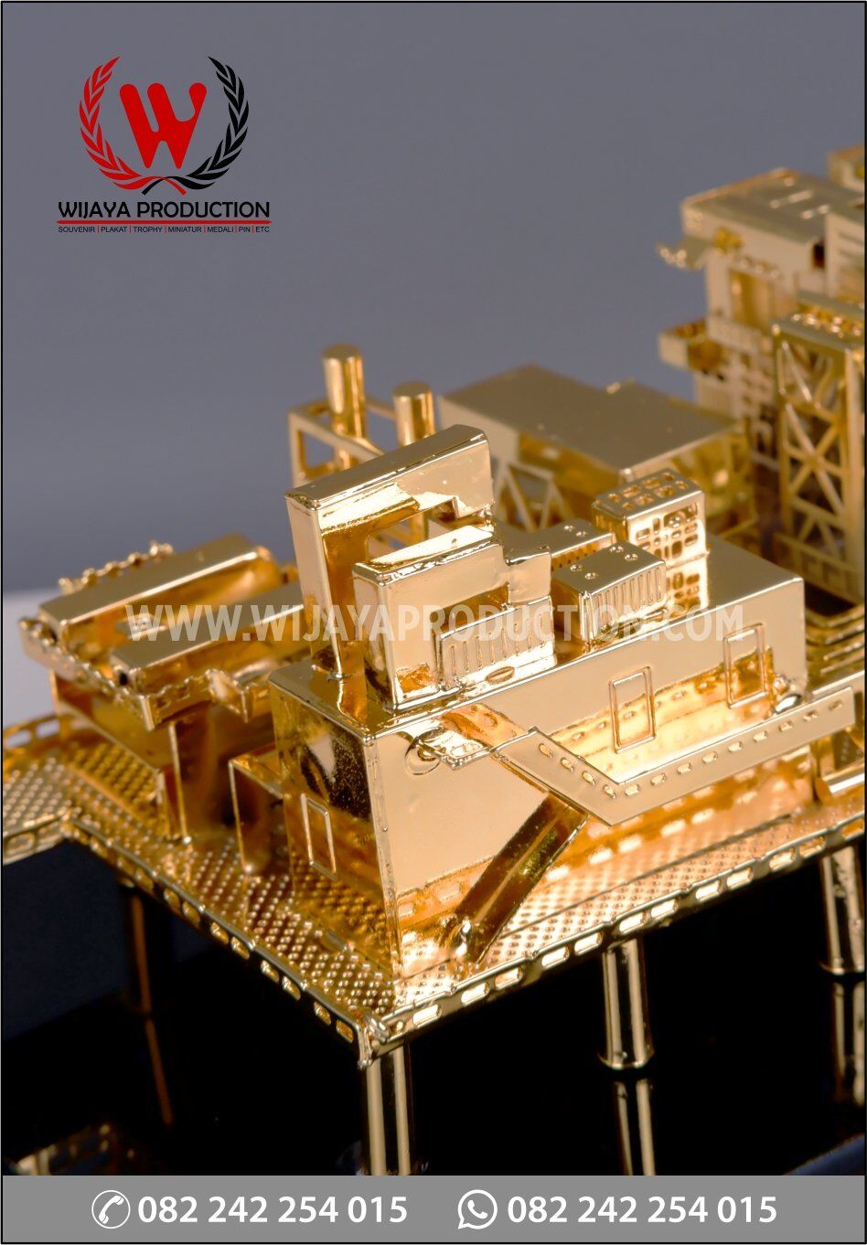 Souvenir Miniatur Pertamina Hulu Mahakam - Gambar 2