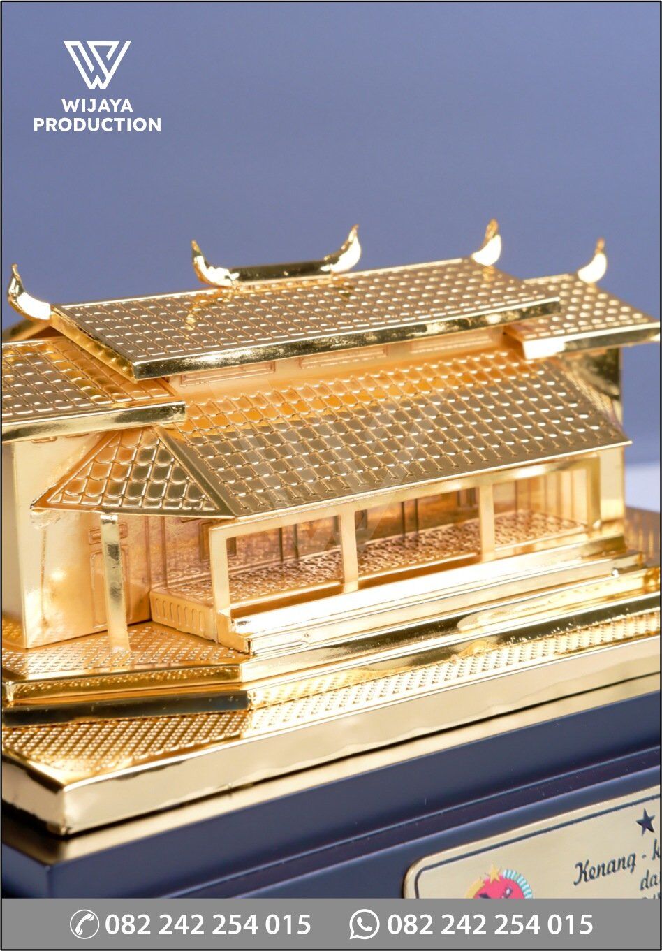 Detail Souvenir Miniatur Rumah Adat Hibualamo
