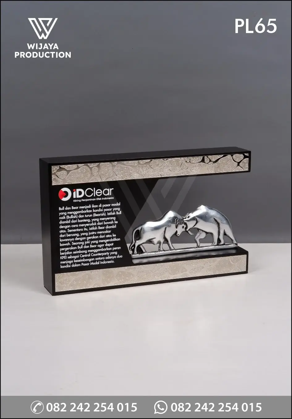 Plakat Logam IDClear Bull & Bear