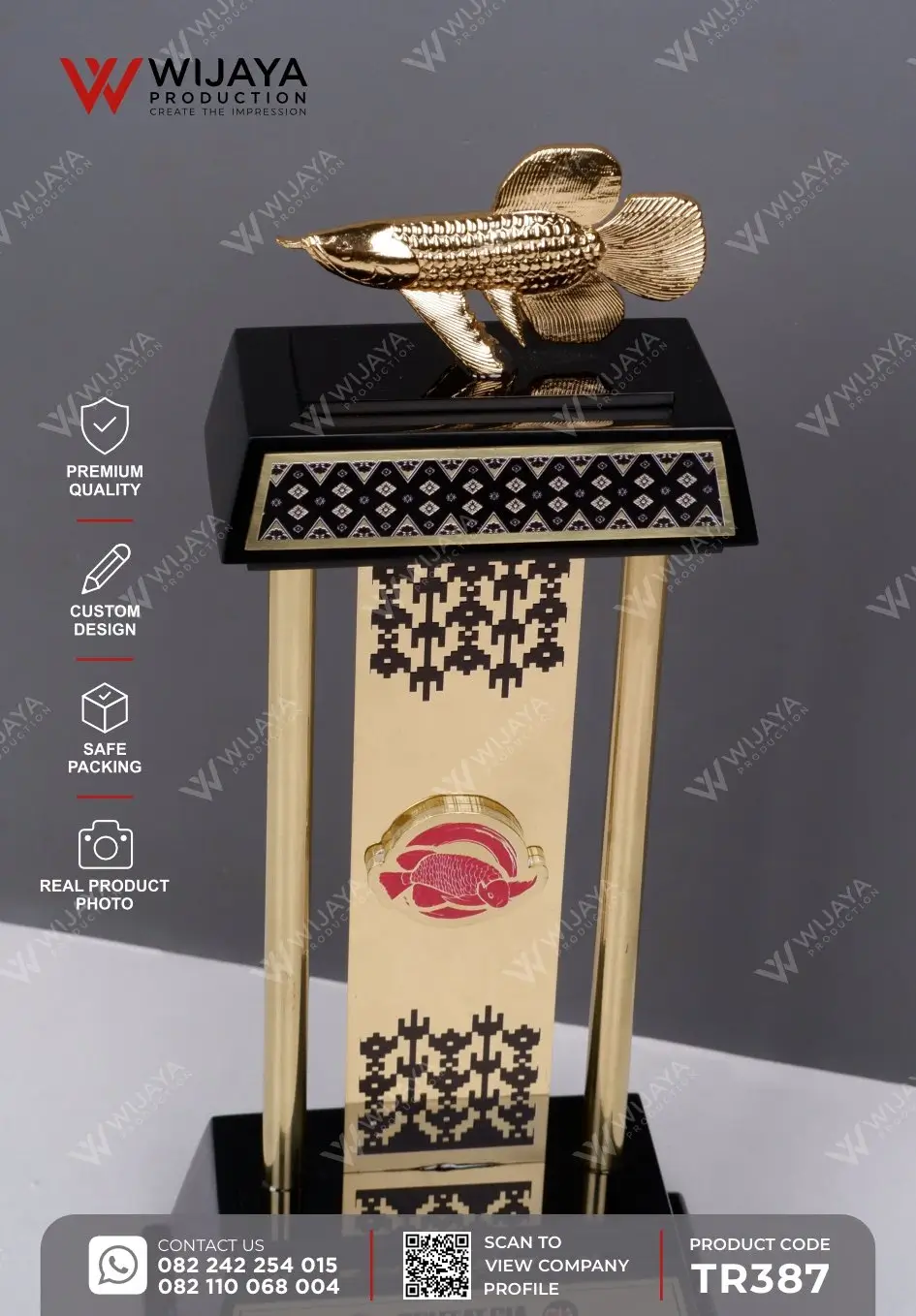Detail Piala Custom RDI Feat Cia Juara Kategori Extra Small