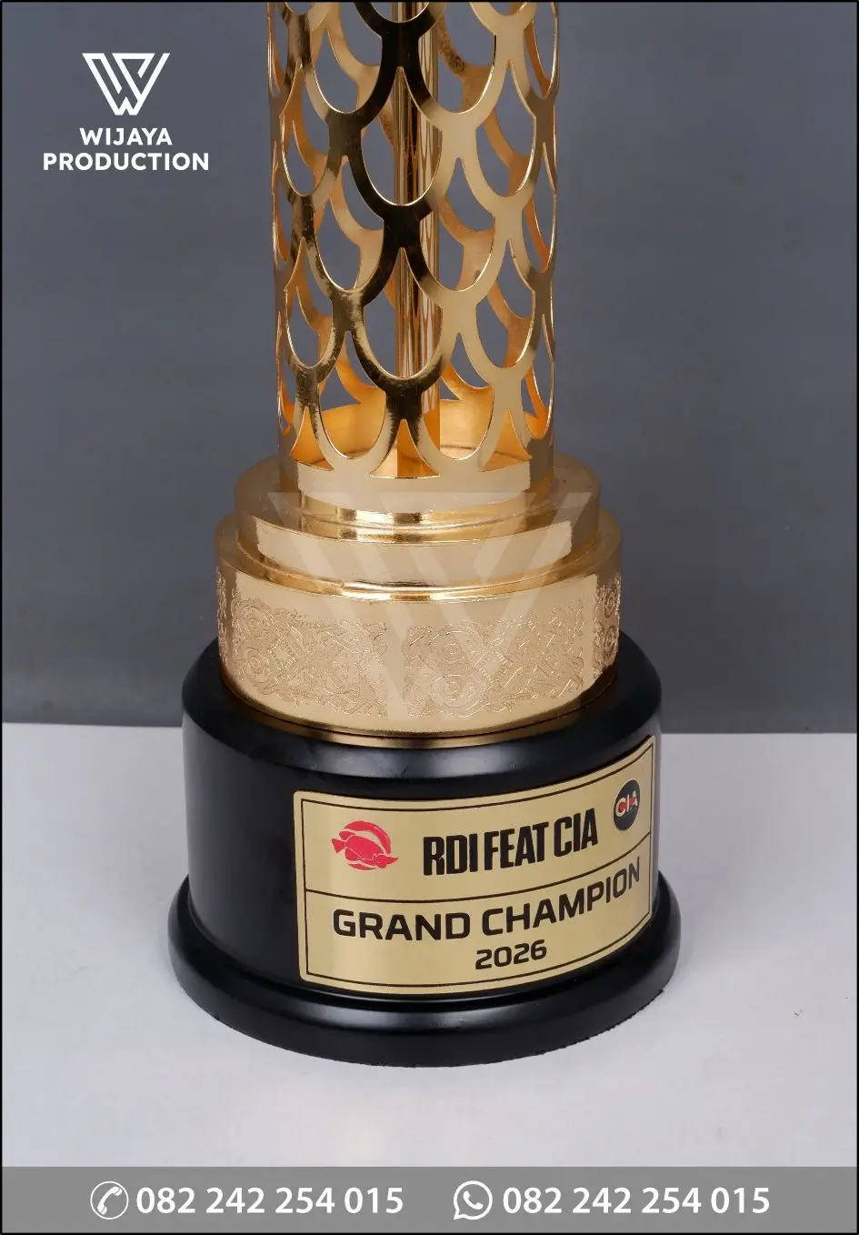 Detail Piala Custom Grand Champion RDI Feat CIA 2026