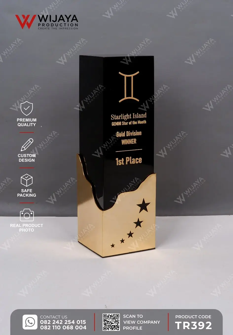 Piala Custom Gold Division Winner Starlight Island