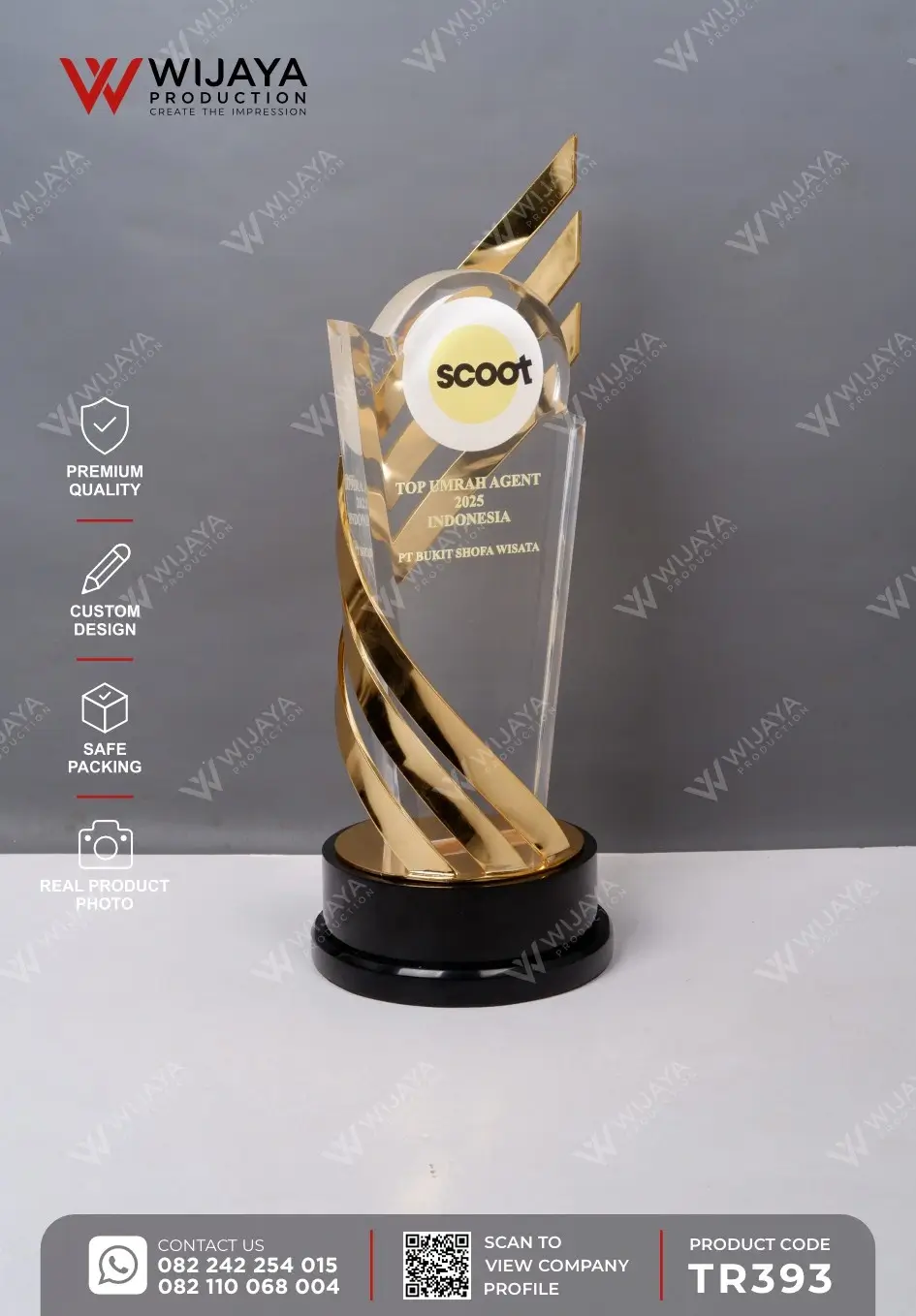 Piala Akrilik Top Umrah Agent Indonesia