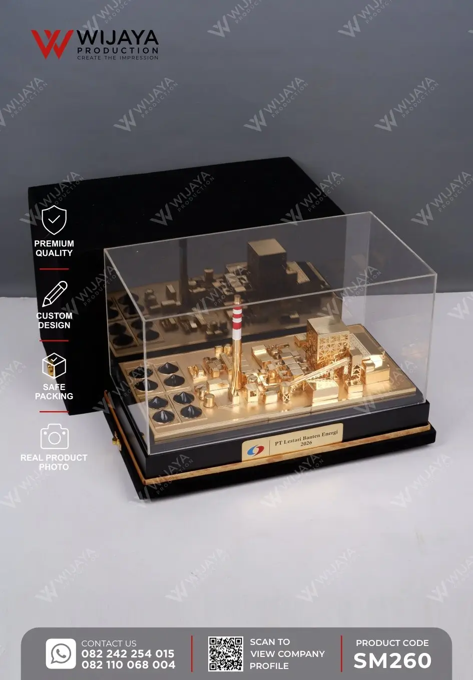Box Miniatur Custom PLTU PT Lestari Banten Energi