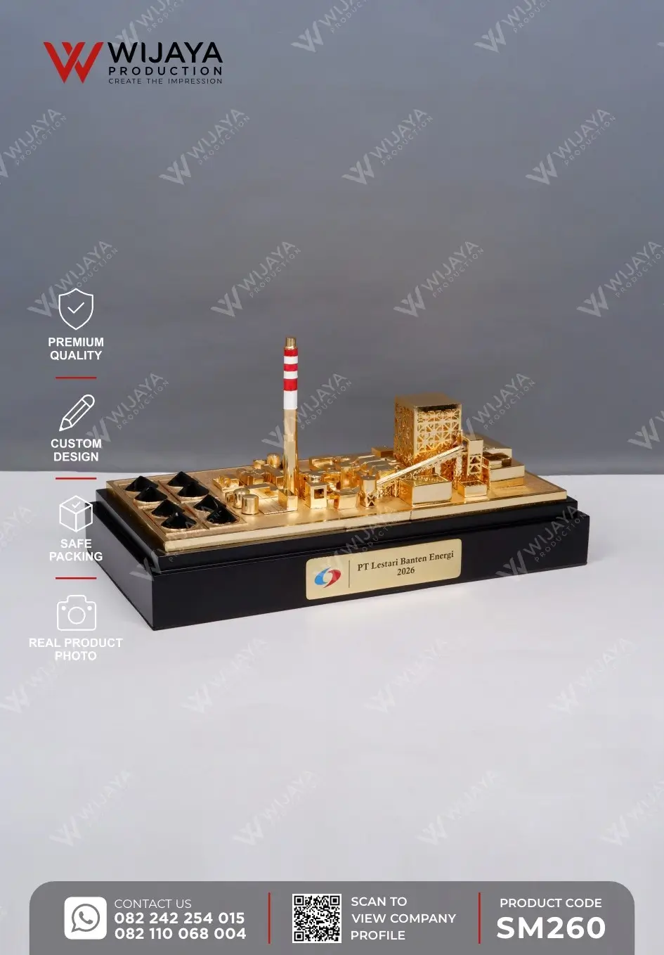 Miniatur Custom PLTU PT Lestari Banten Energi