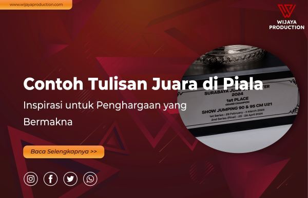 You are currently viewing Contoh Tulisan Juara di Piala: Inspirasi untuk Penghargaan yang Bermakna