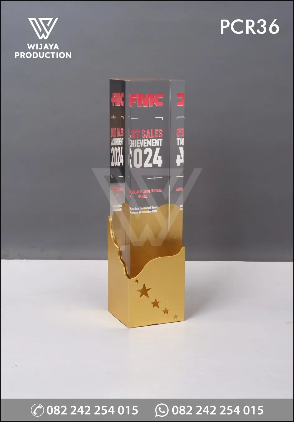 Plakat Kristal Best Sales Achievement FMC