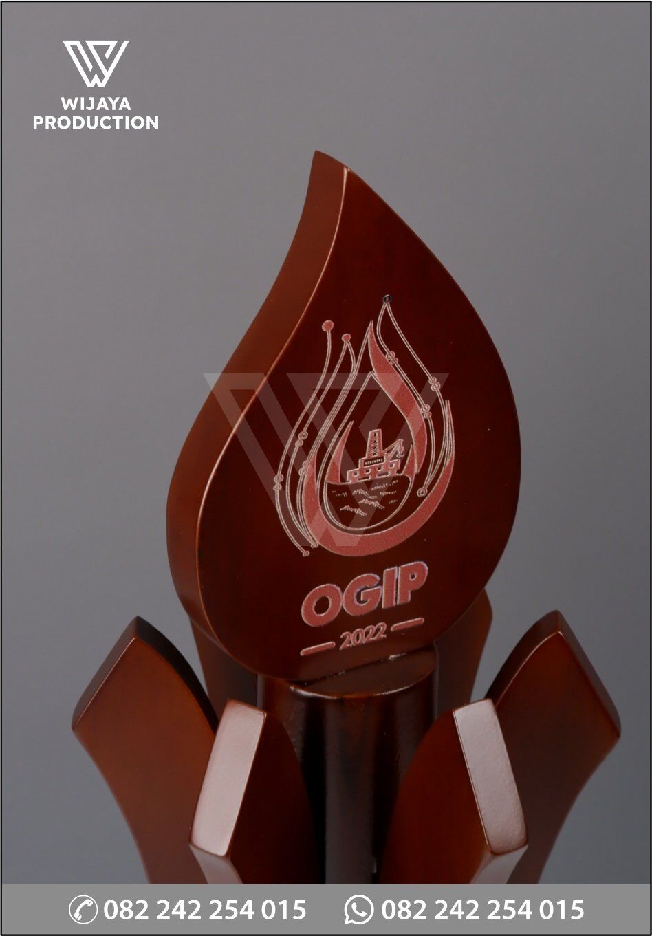 Detail Piala Ogip Cup Oil and Gas Intellectual Parade