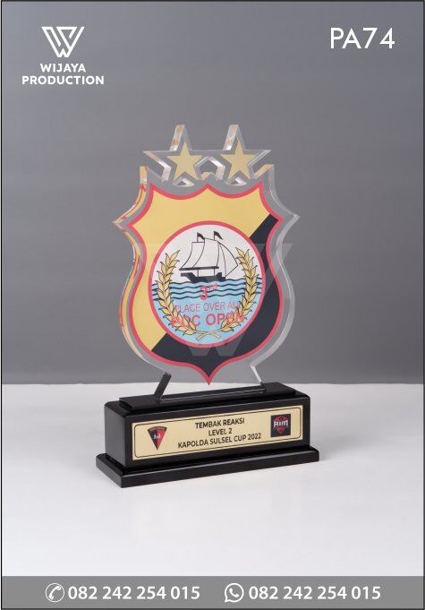 Plakat Akrilik Kapolda Sulsel Cup 2022