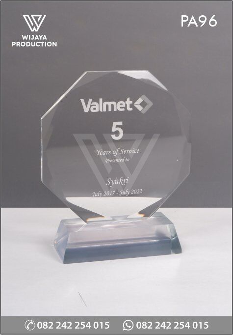 Plakat Akrilik Valmet 5 Years of Service