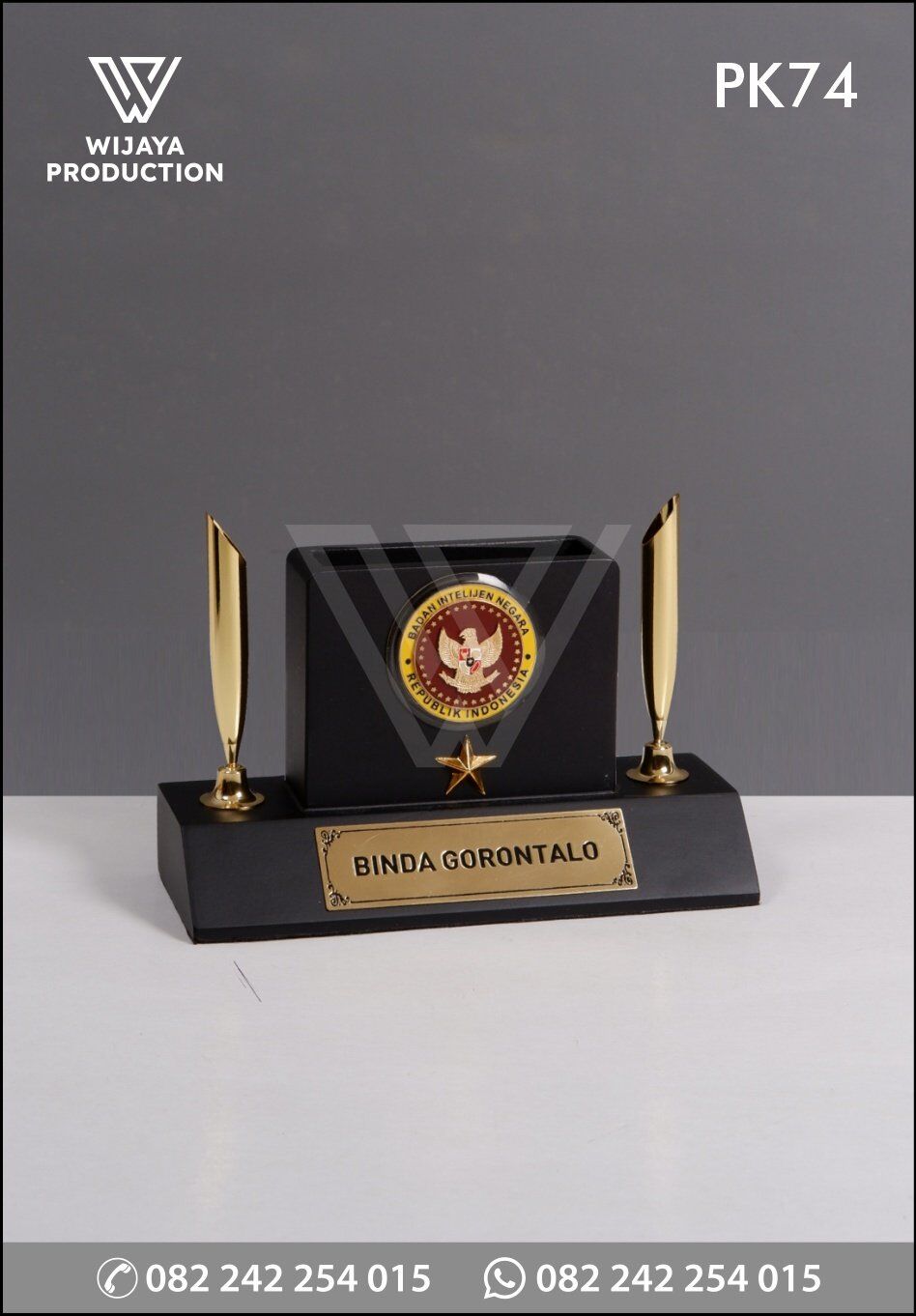 Plakat Kayu Pen Holder Binda Gorontalo