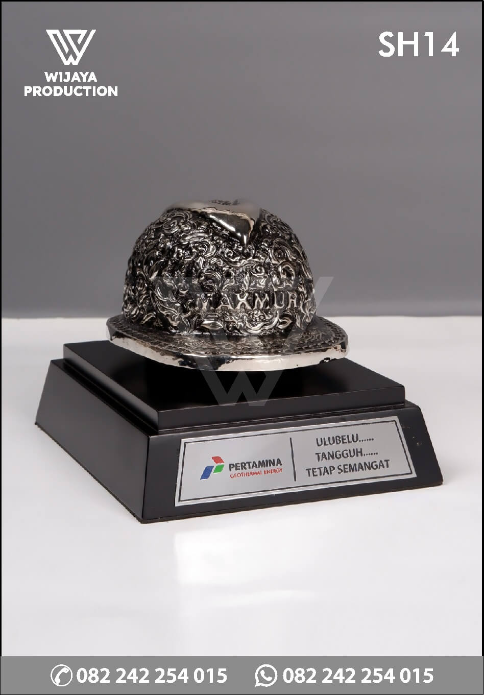 Souvenir Helm Ukir Pertamina Geothermal Energy