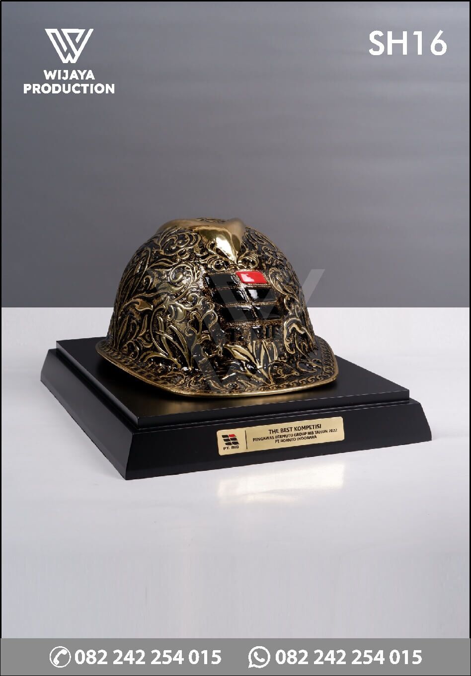 Souvenir Helm Ukir PT Borneo Indobara
