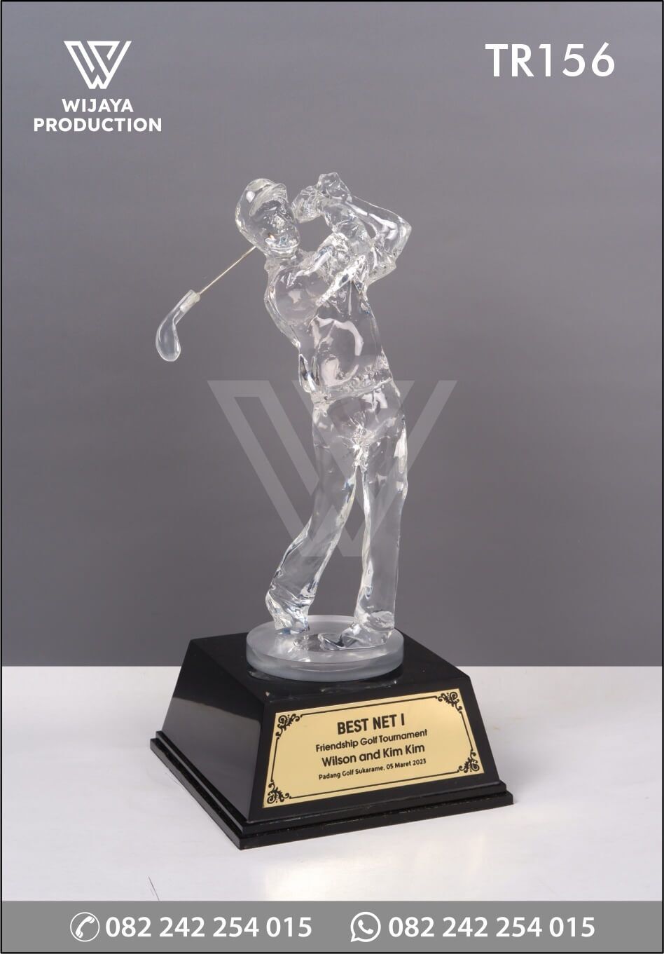 Piala Resin Best Net I Friendship Golf Tournament