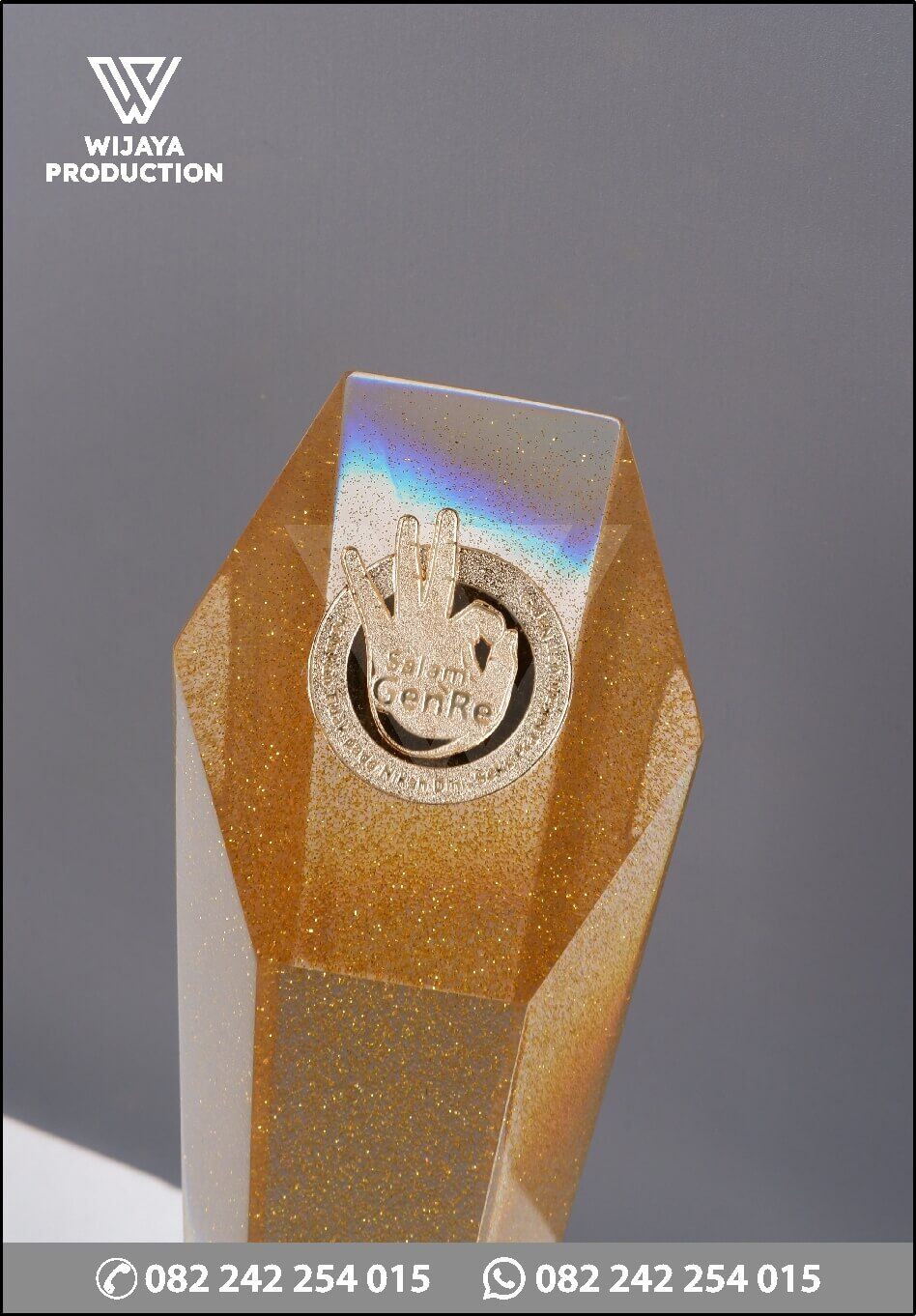 Detail Piala Resin Duta GenRe Provinsi Jambi 2023
