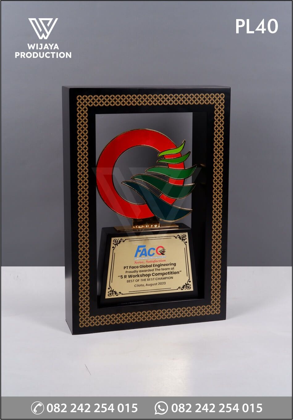 Plakat Logam PT Faco Global Engineering