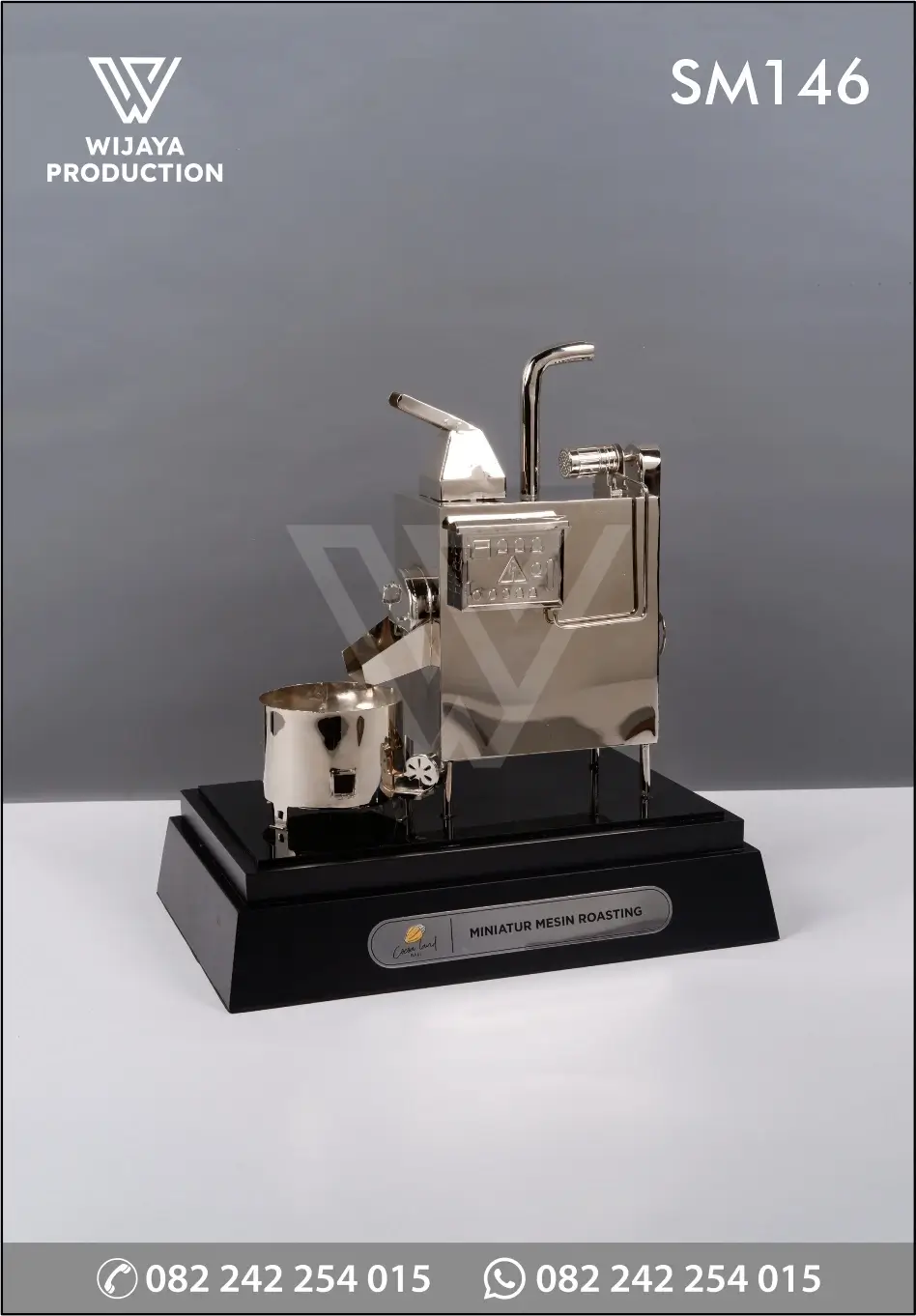 Souvenir Miniatur Mesin Roasting Cocoa Land Bali