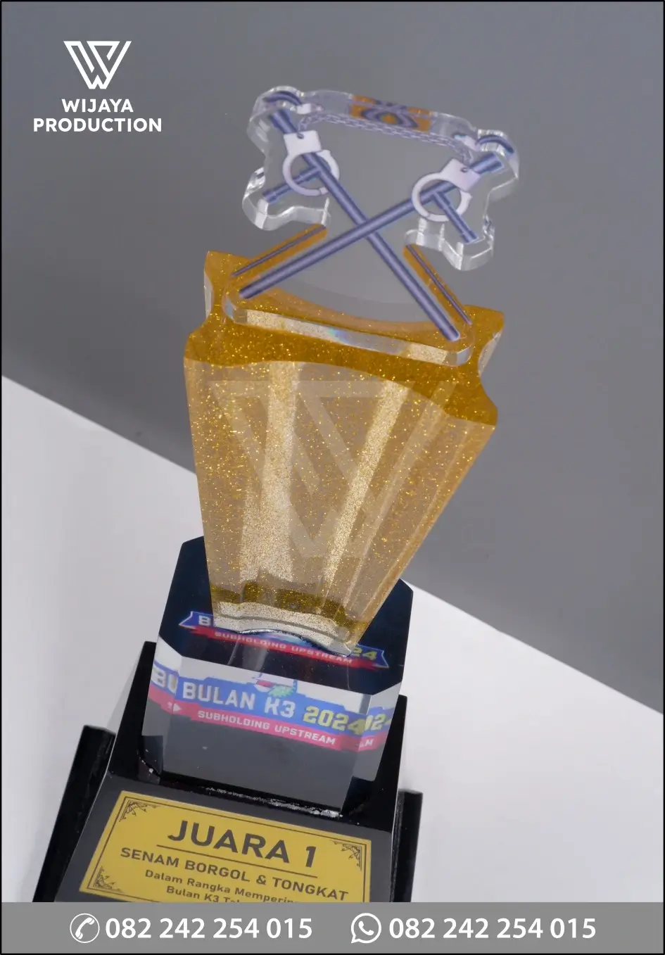 Detail Piala Juara Senam Borgol & Tongkat