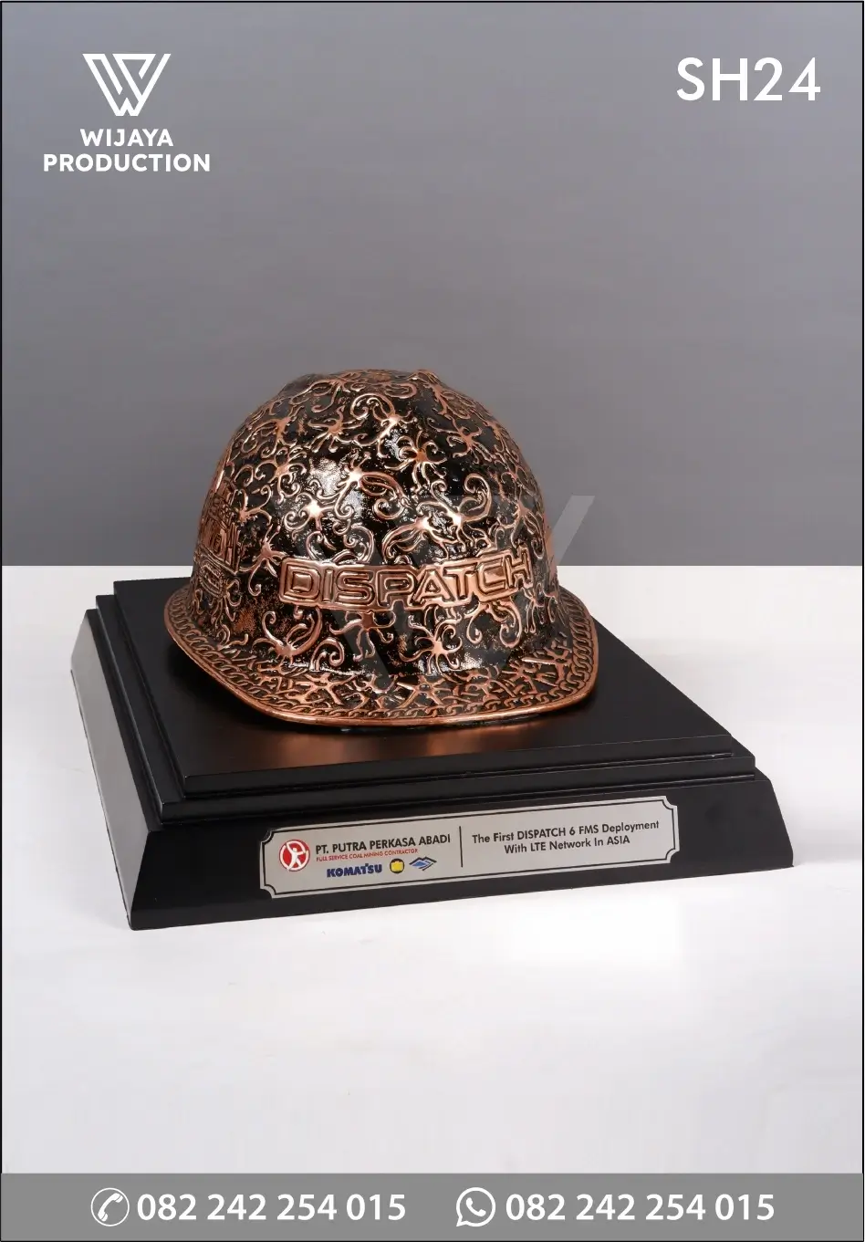 Souvenir Helm Ukir Dispatch PT Putra Perkasa Abadi
