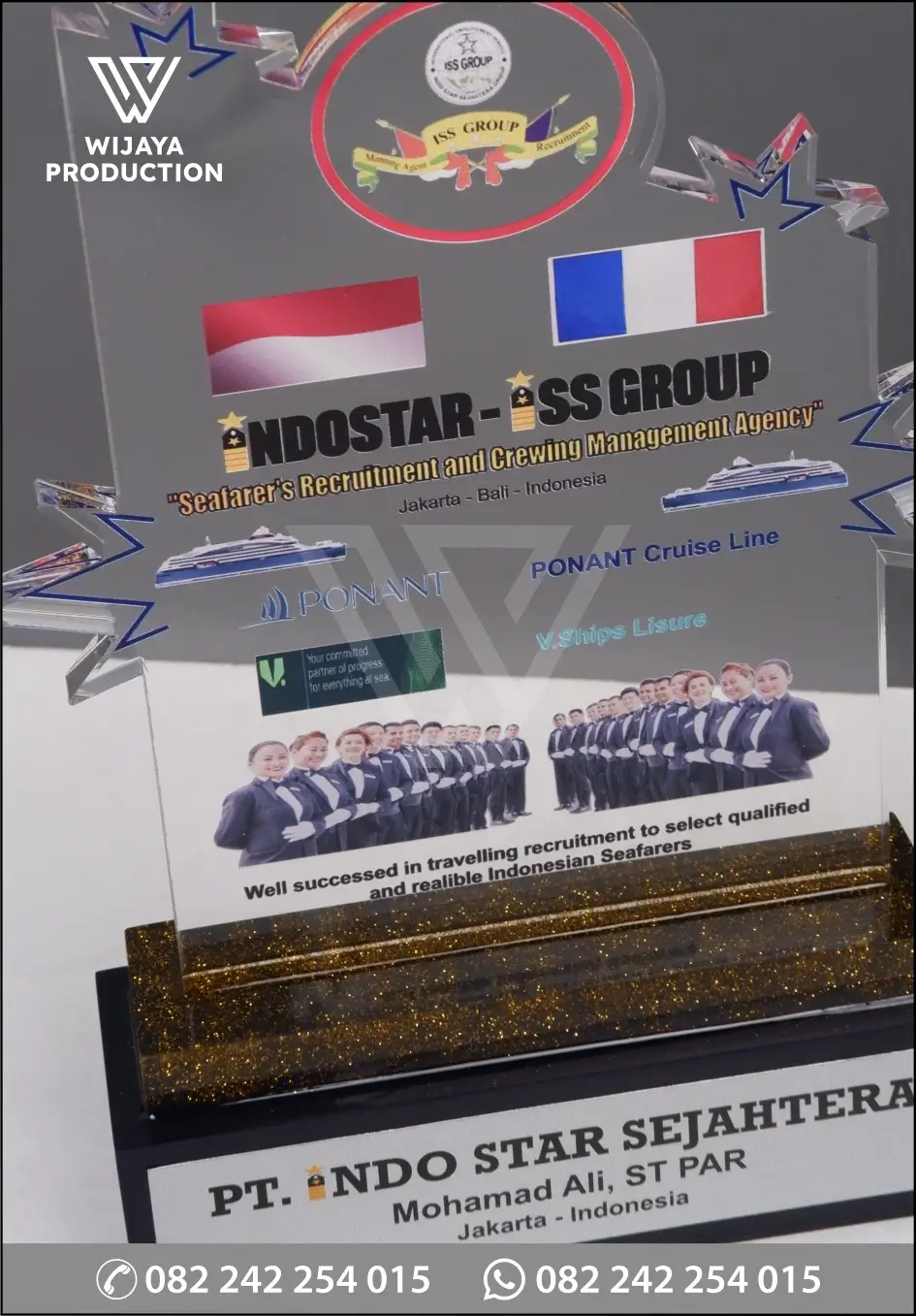 Detail Plakat Akrilik PT Indostar Sejahtera