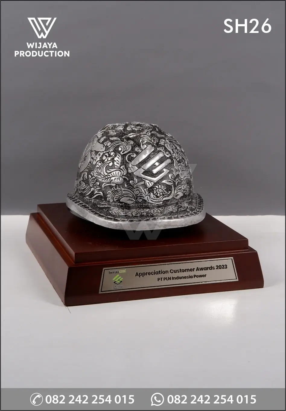 Souvenir Helm Ukir Berau Coal Appreciation Customer Awards