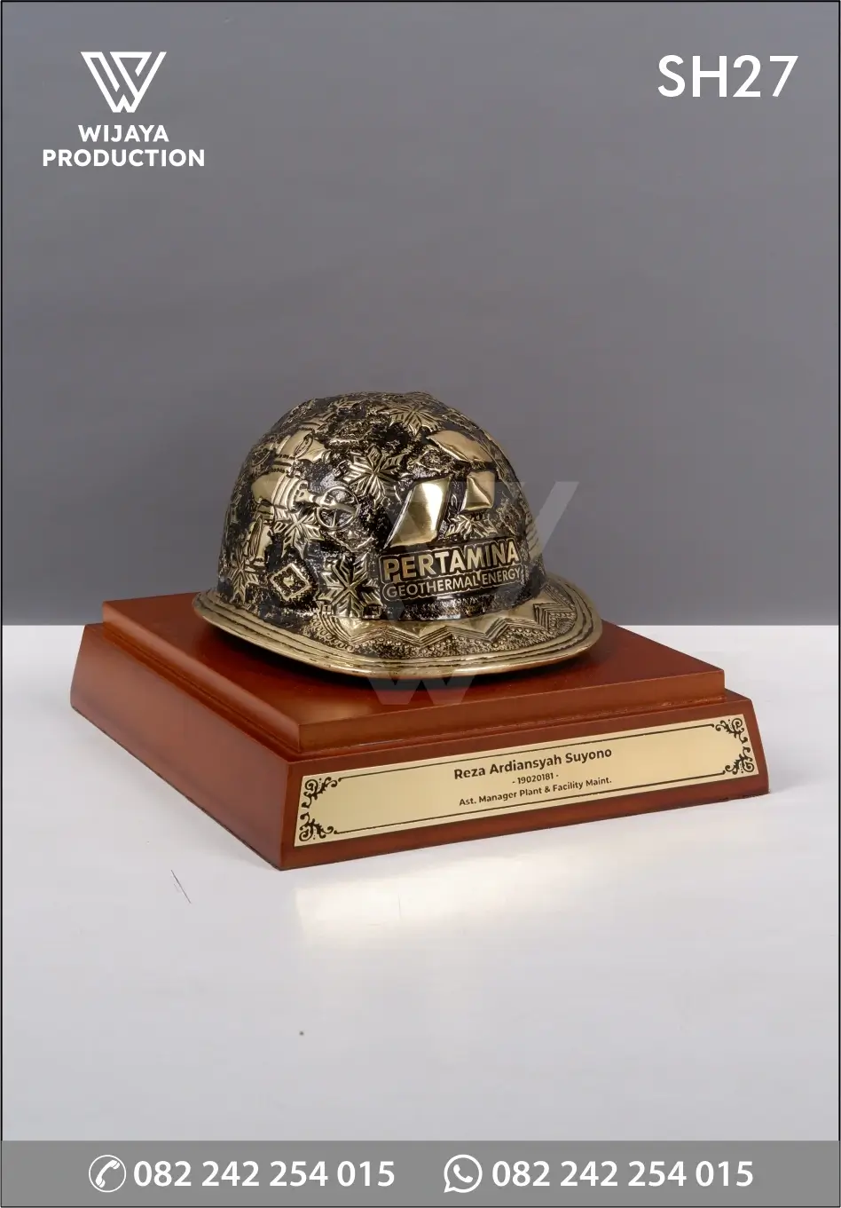 Souvenir Helm Ukir Pertamina Geothermal Energy