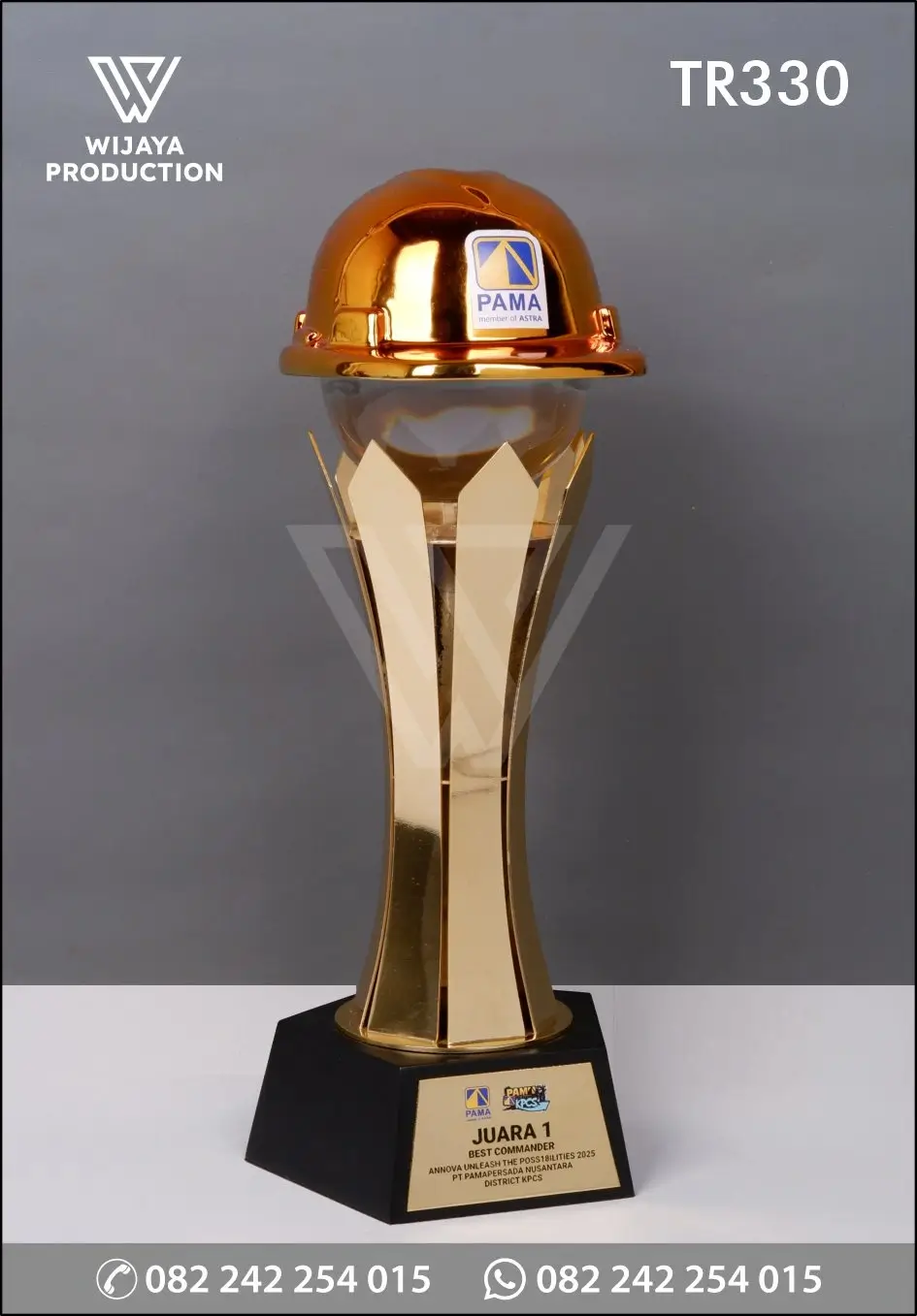 Piala Juara 1 Best Commander Pamapersada Nusantara