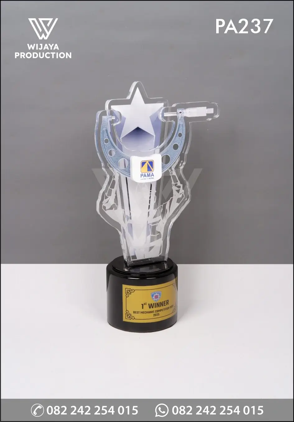 Plakat Akrilik Winner Best Mechanic Competition Pama