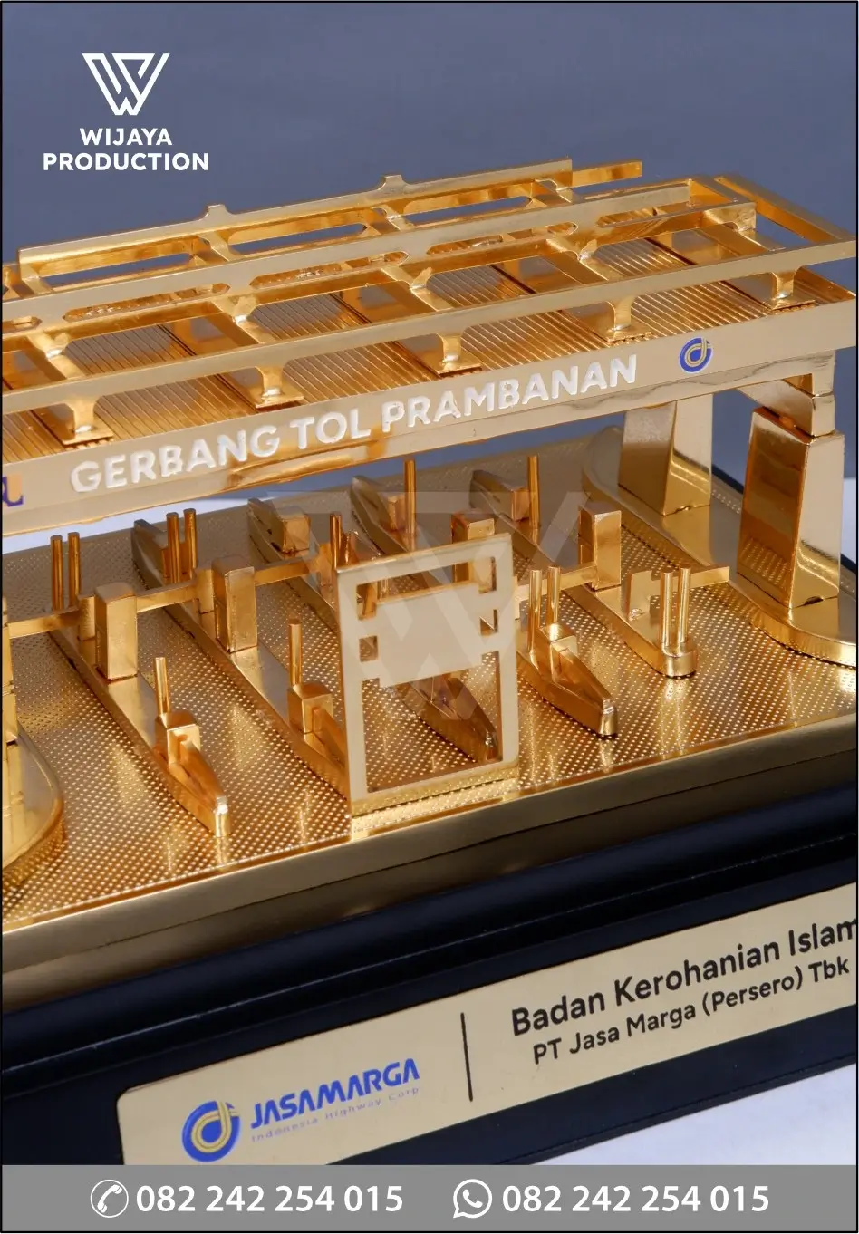 Detail Miniatur Gerbang Tol Prambanan