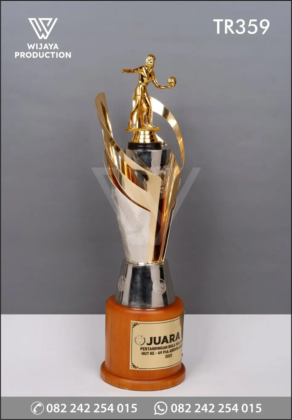 Piala Juara 1 Voli Hut Ke 69 Pia Ardhya Garini