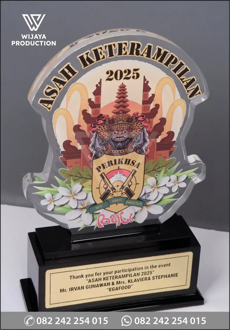 Detail Plakat Akrilik Event Asah Keterampilan 2025