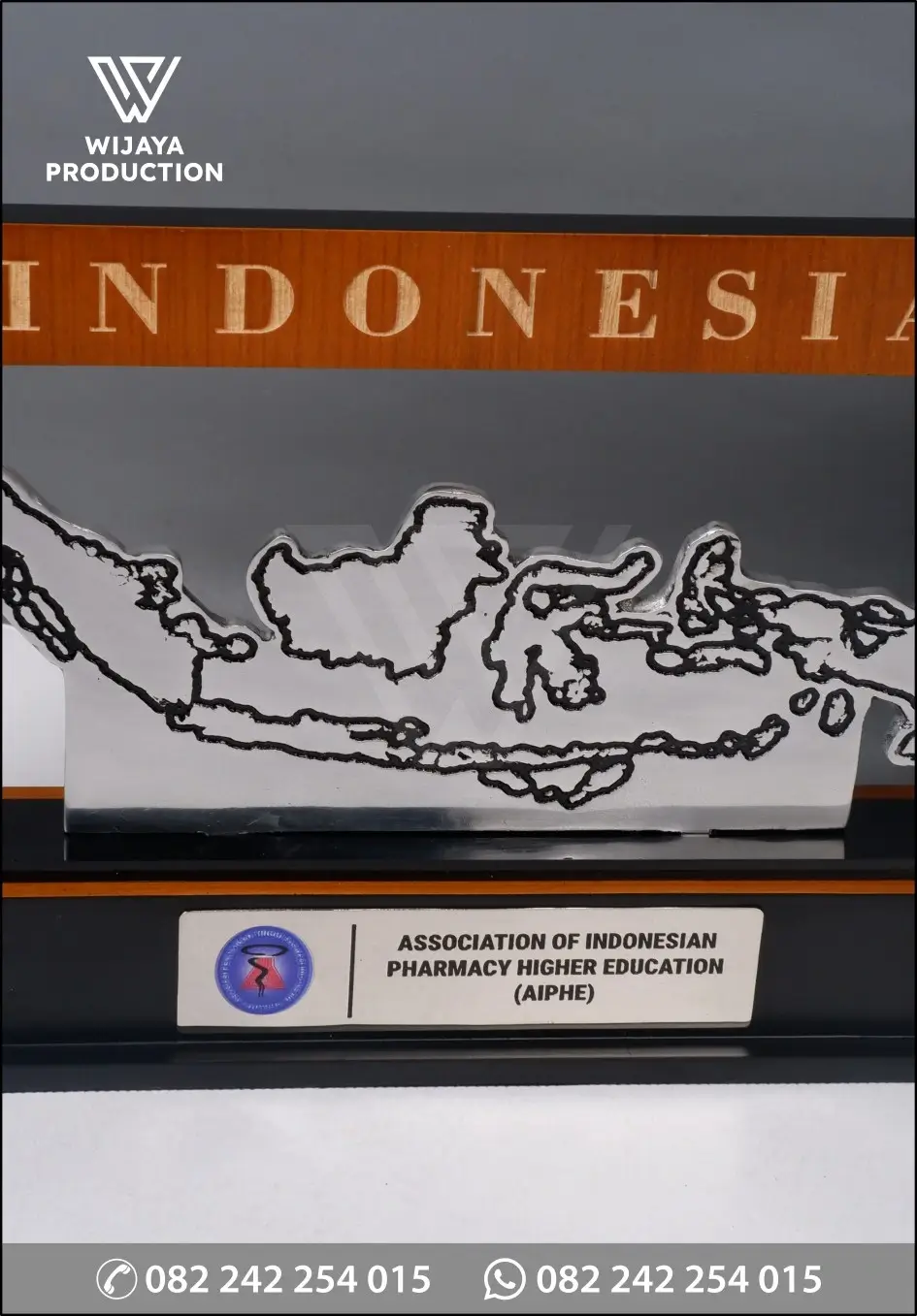 Detail Plakat Logam Siluet Peta Indonesia
