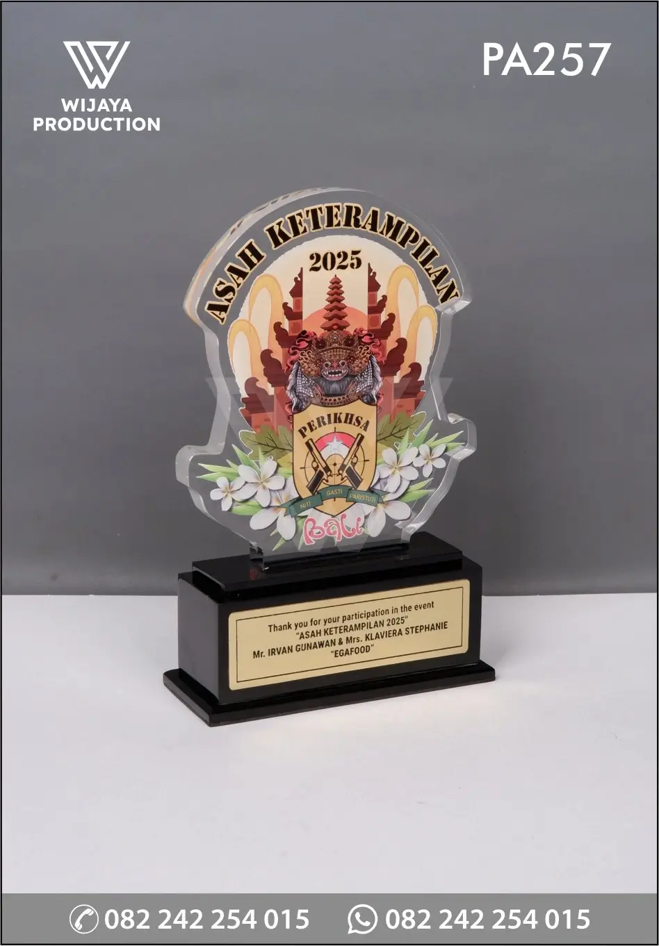 Plakat Akrilik Event Asah Keterampilan 2025
