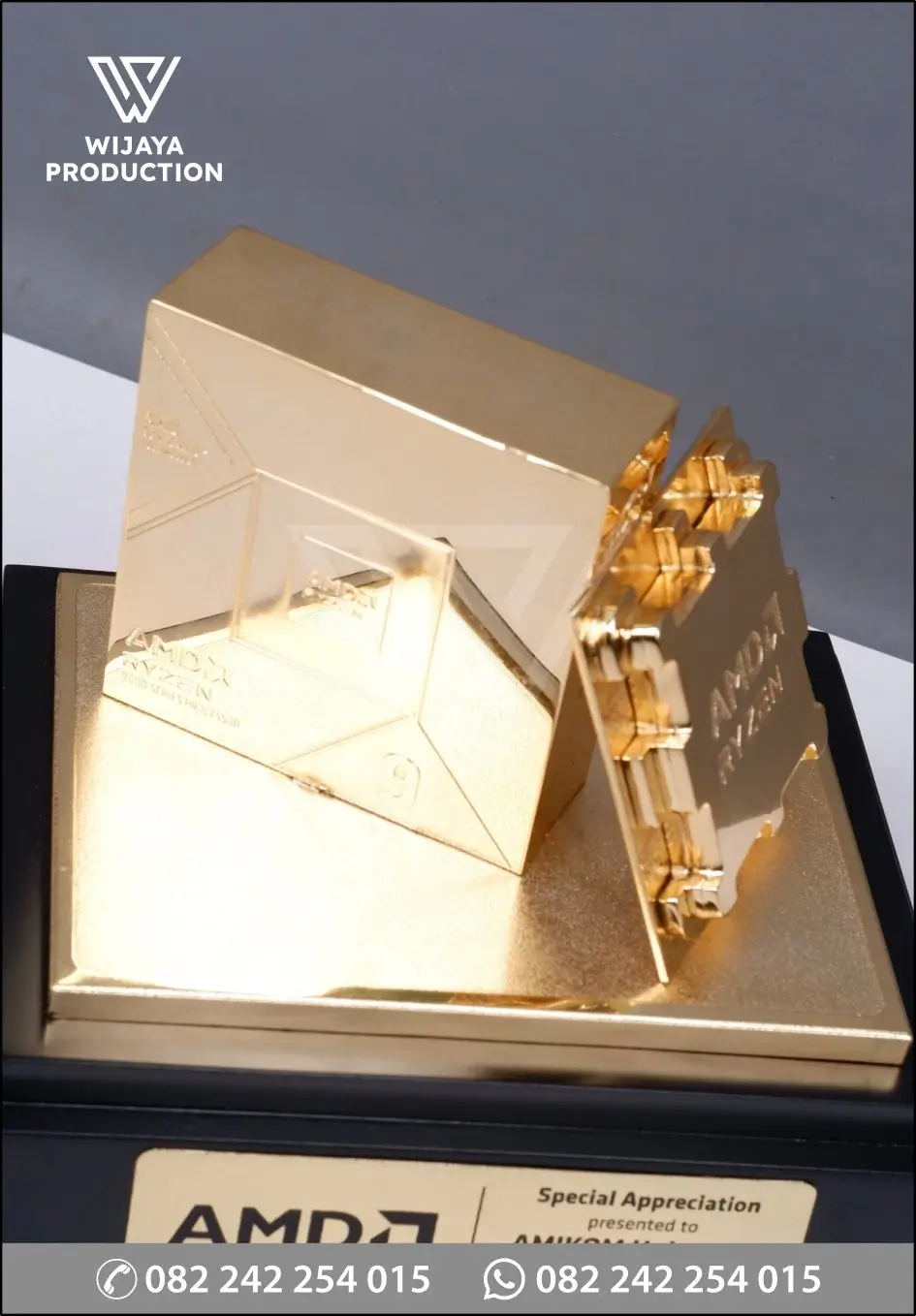 Detail Miniatur Prosesor AMD Ryzen