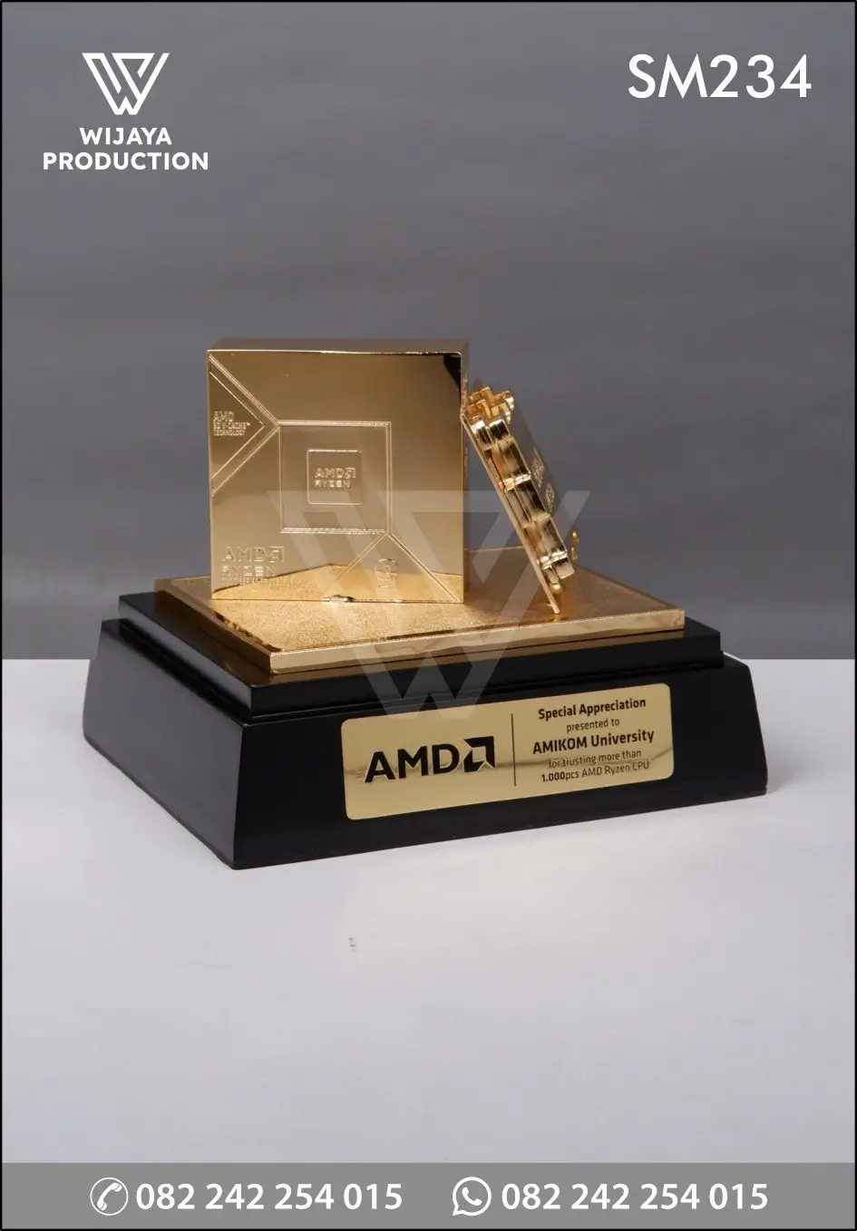 Miniatur Prosesor AMD Ryzen