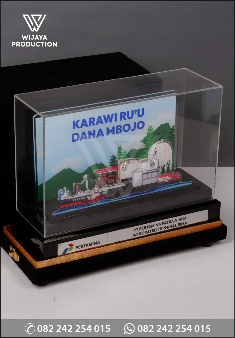 Box Plakat Akrilik PT Pertamina Patra Niaga Integrated Terminal Bima