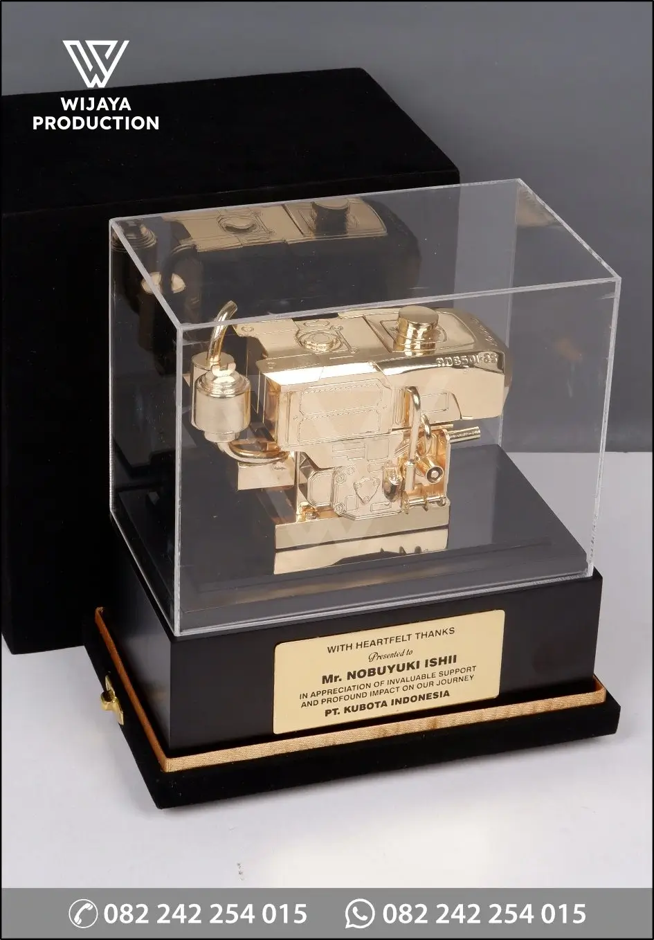 Box Miniatur Custom Mesin Diesel (Edisi Apresiasi Eksekutif Manufaktur)