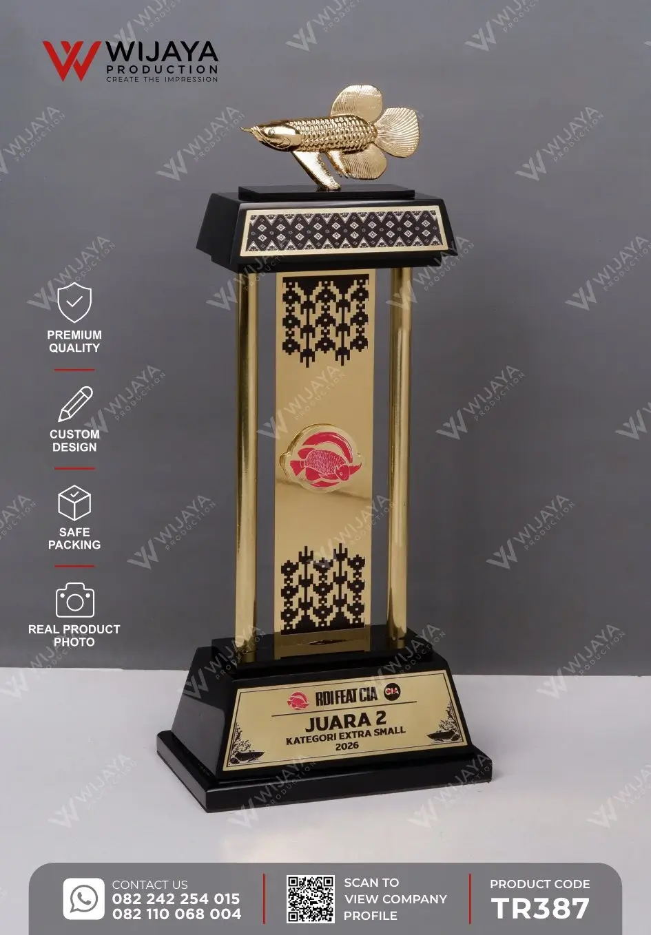 Piala Custom RDI Feat Cia Juara Kategori Extra Small