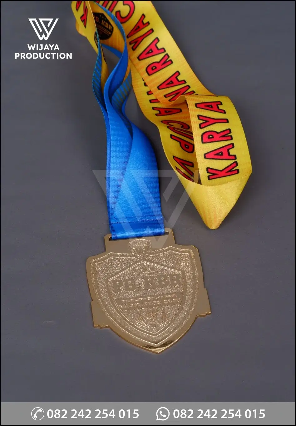 Detail Medali Logam Badminton Karya Buana Raya Cup