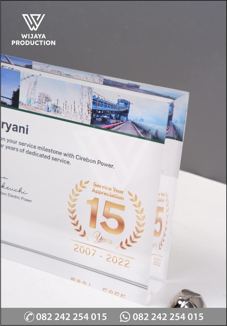 Detail Plakat Resin Cirebon Power