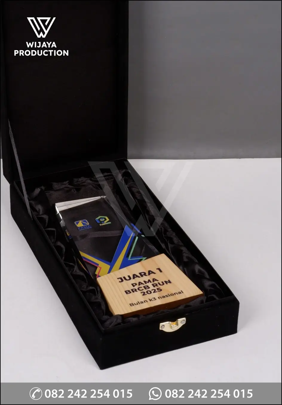 Box Plakat Kayu Akrilik Juara Pama BRCB Run